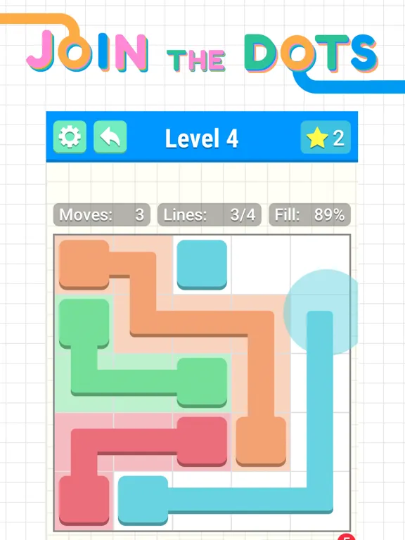 Tangkapan skrin Join the Dots - Connect puzzle iPad 