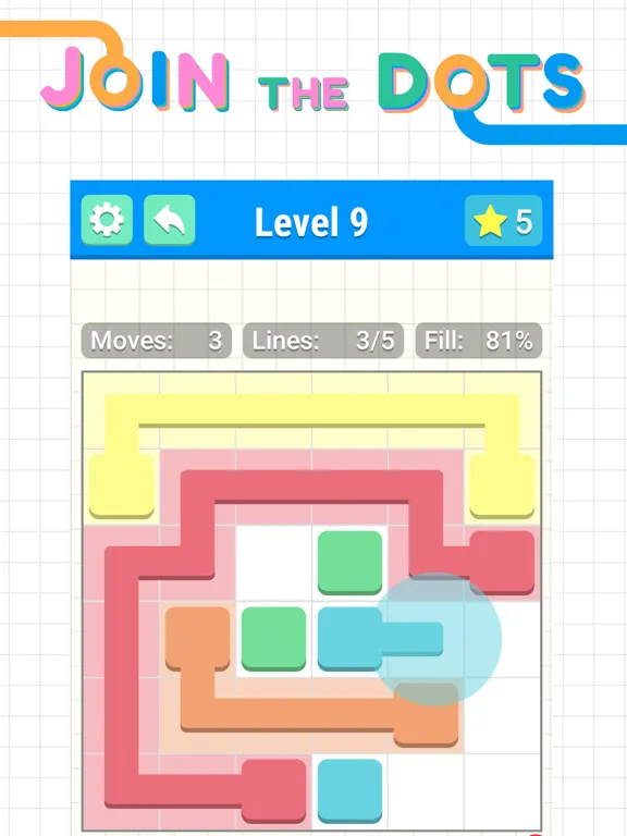 Tangkapan skrin Join the Dots - Connect puzzle iPad 