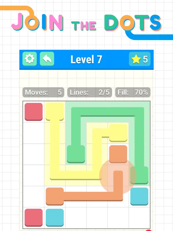 Tangkapan skrin Join the Dots - Connect puzzle iPad 