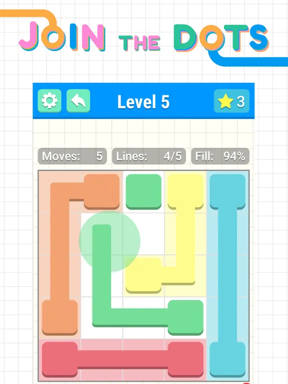 Tangkapan skrin Join the Dots - Connect puzzle iPad 