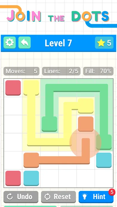 Tangkapan skrin Join the Dots - Connect puzzle