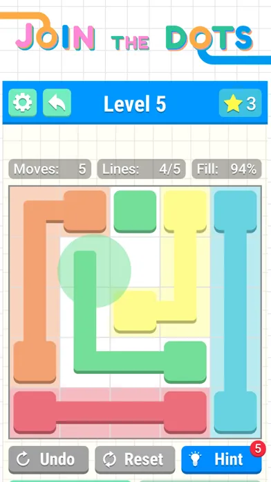 Tangkapan skrin Join the Dots - Connect puzzle