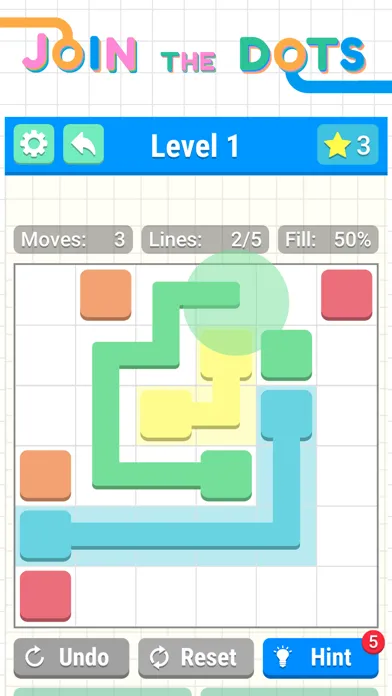 Tangkapan skrin Join the Dots - Connect puzzle