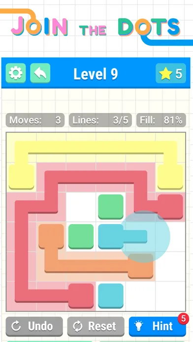 Tangkapan skrin Join the Dots - Connect puzzle