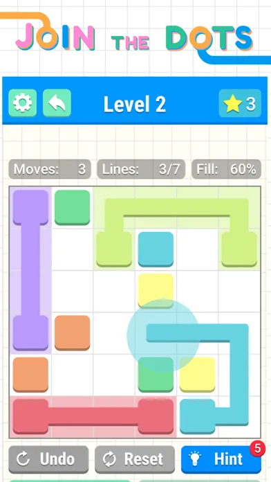 Tangkapan skrin Join the Dots - Connect puzzle