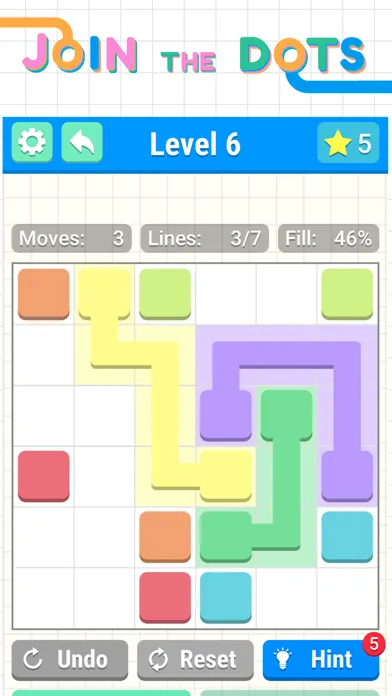 Tangkapan skrin Join the Dots - Connect puzzle