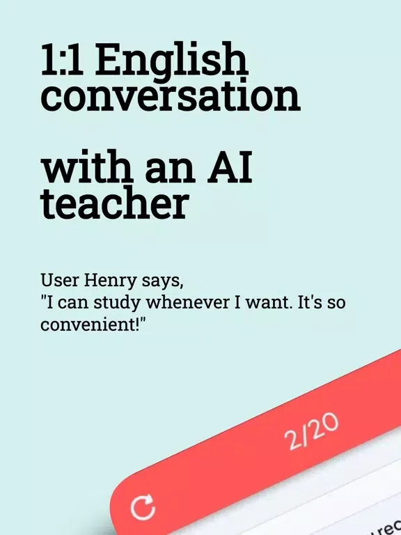 AI TALK ENG - AI English Tutor iPad 应用截图
