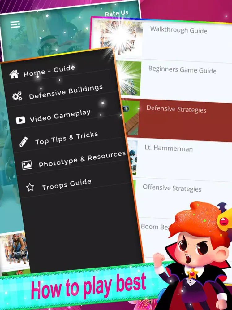 Tangkapan skrin Guide for Boom Beach - Video Strategy iPad 