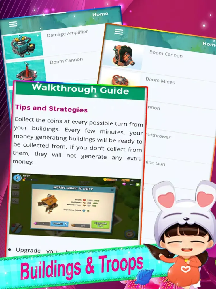 Tangkapan skrin Guide for Boom Beach - Video Strategy iPad 