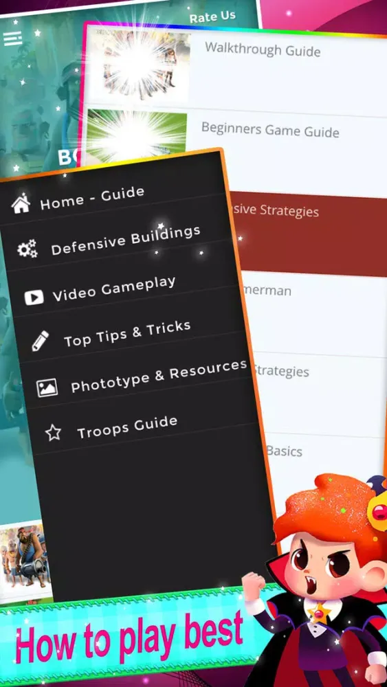 Tangkapan skrin Guide for Boom Beach - Video Strategy