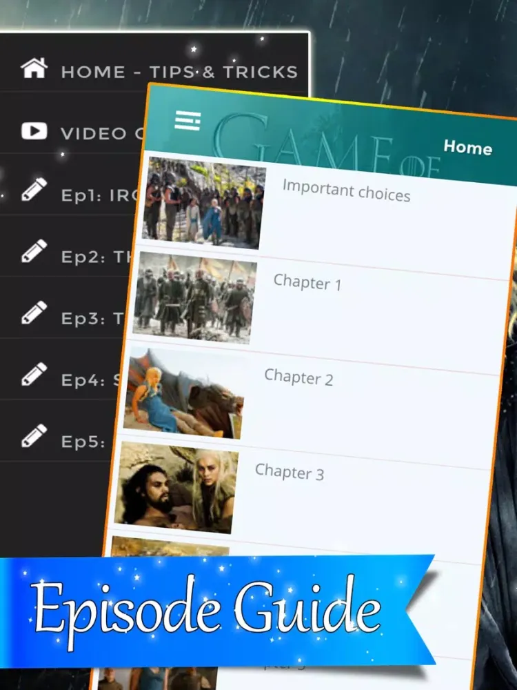 Guide for Game of Thrones. iPad 應用截圖