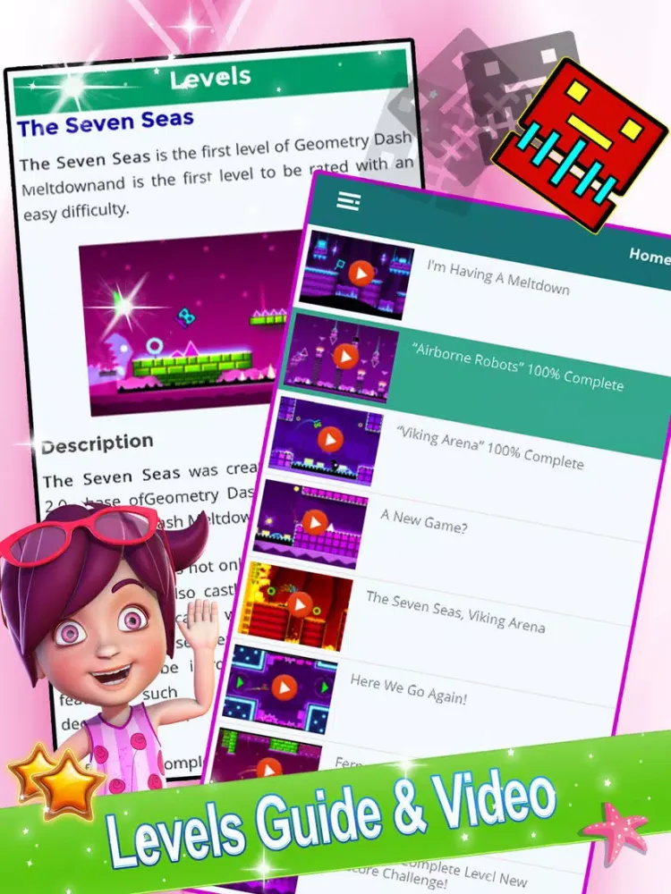 Capturas de pantalla de Guide for Geometry Dash Meltdown iPad 