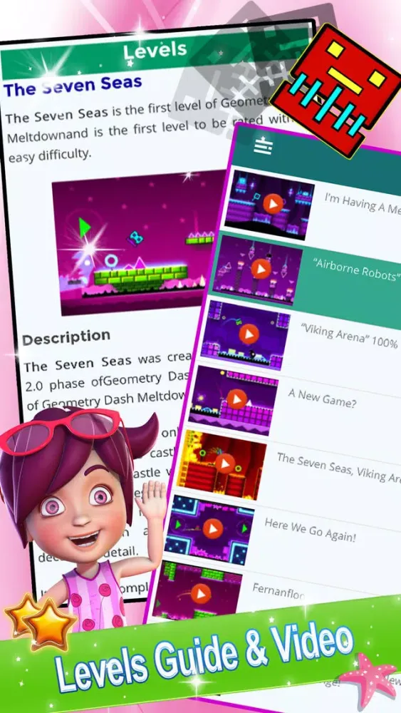 Capturas de pantalla de Guide for Geometry Dash Meltdown