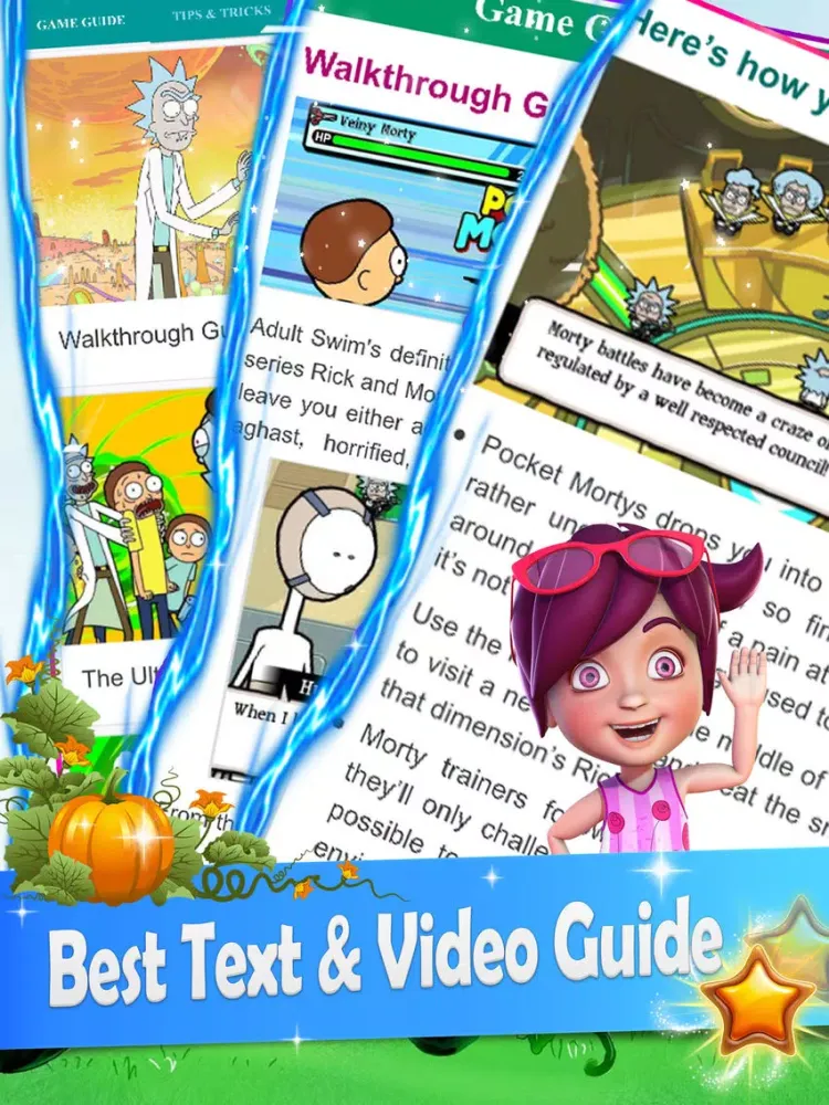 Guide for Pocket Mortys iPad  سکرین شاٹس