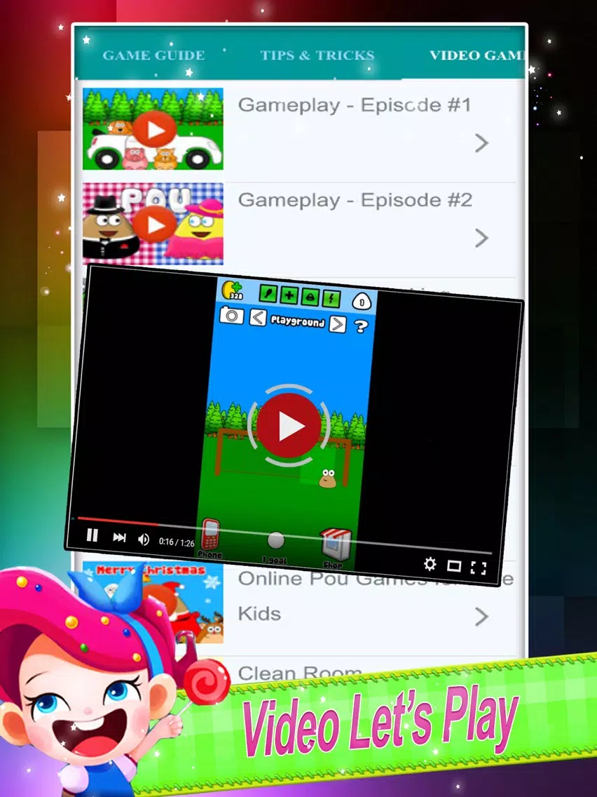 Cheats for Pou - Video, Guide iPad  Screenshots