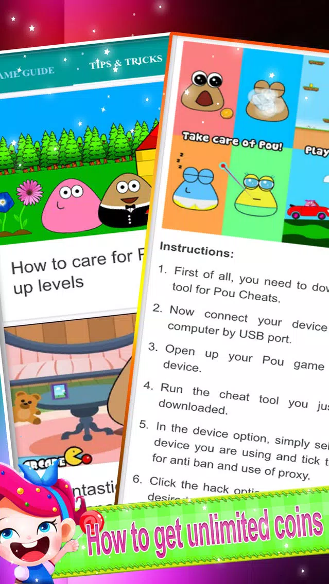 Cheats for Pou - Video, Guide Screenshots