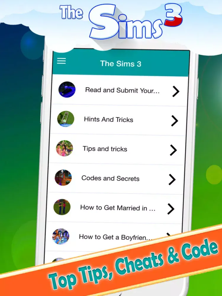 Cheats for The Sims 3, Freeplay iPad  Ekran Görüntüleri