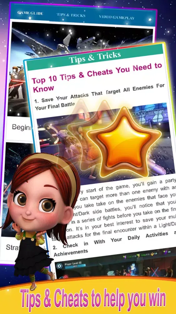 Capturas de tela do Guide for Star Wars: Galaxy of Heroes