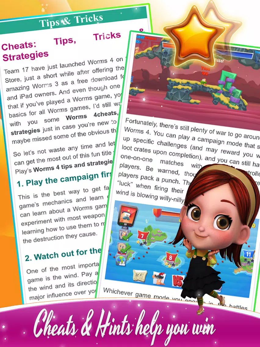 Zrzuty ekranu Guide for Worms 4 iPad 
