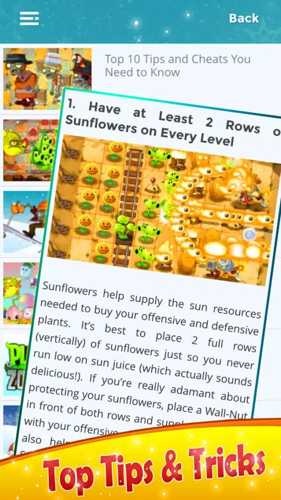 صور Guide for Plants Vs Zombies 2 - Cheats and Video All Level