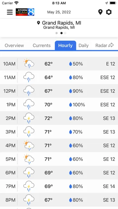 Storm Team 8 - WOODTV8 Weather应用截图