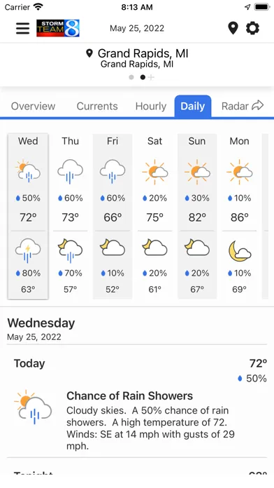 Storm Team 8 - WOODTV8 Weather应用截图