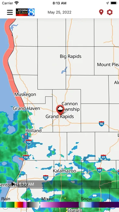 Storm Team 8 - WOODTV8 Weather应用截图