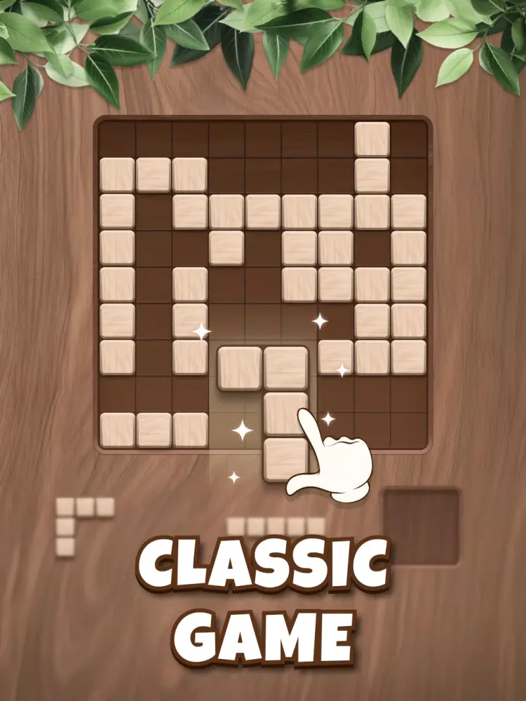 Captures d'écran de Wood Block Puzzle: Cube Block