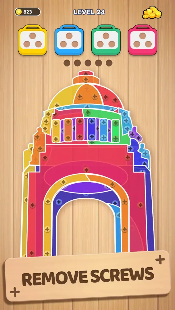 Woodle Screw スクリーンショット