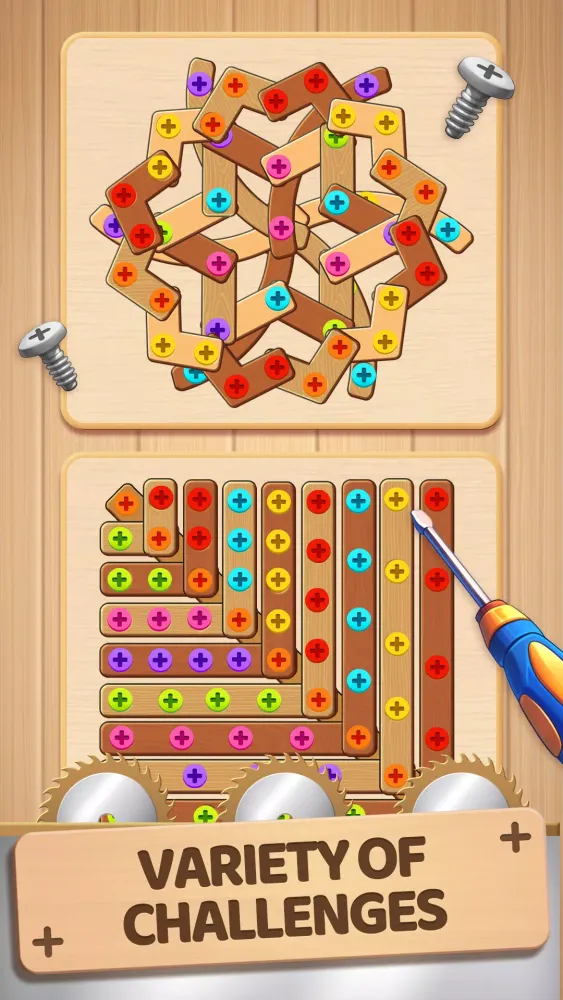Woodle Screw スクリーンショット
