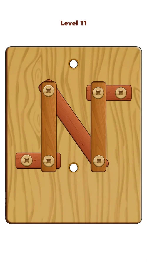 Wood Nuts & Bolts Puzzle-screenshot-1