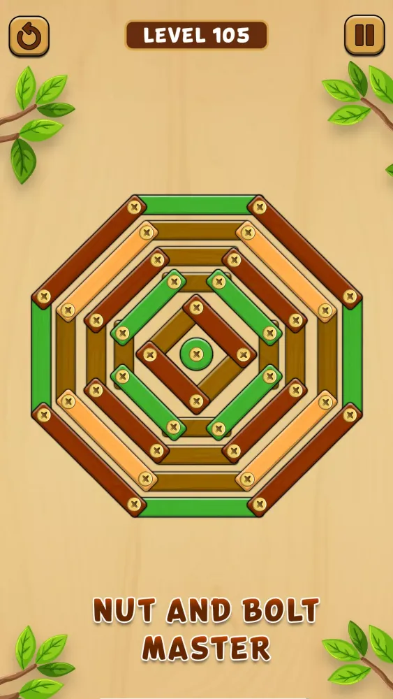 Nuts Bolts Screw Out Puzzle Screenshots