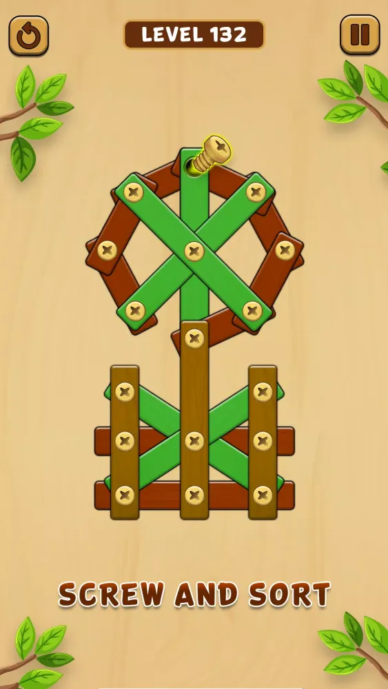 Nuts Bolts Screw Out Puzzle Screenshots
