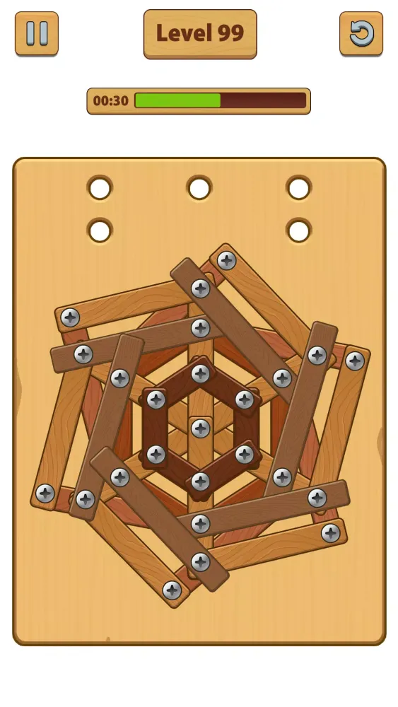 Nuts Bolts ASMR - Wood Nuts Screenshots