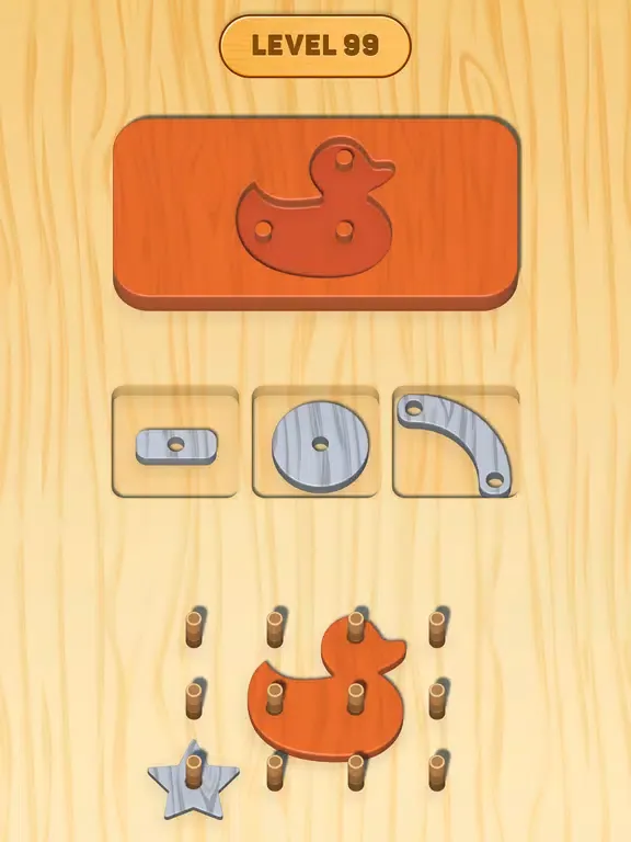 Wood Shapes 3D iPad  স্ক্রিনশট