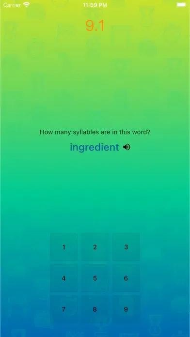 Capturas de pantalla de Syllable Challenge 500