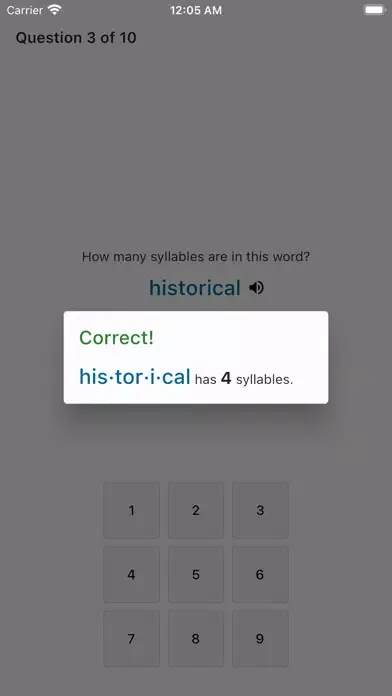 Capturas de pantalla de Syllable Challenge 500