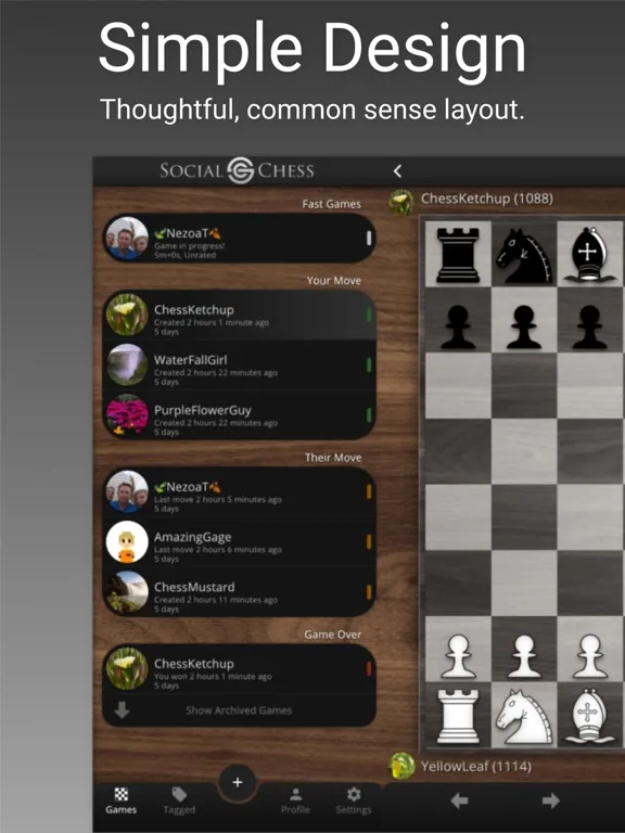 صور SocialChess • Online Chess iPad 