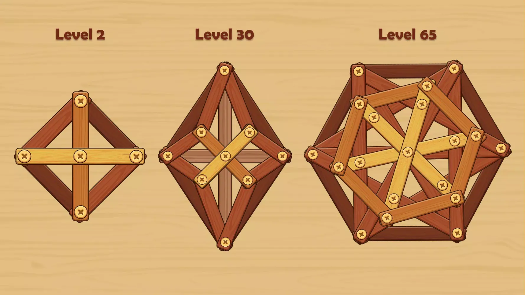 Capturas de pantalla de Wooden Nuts: Wood Nuts & Bolts