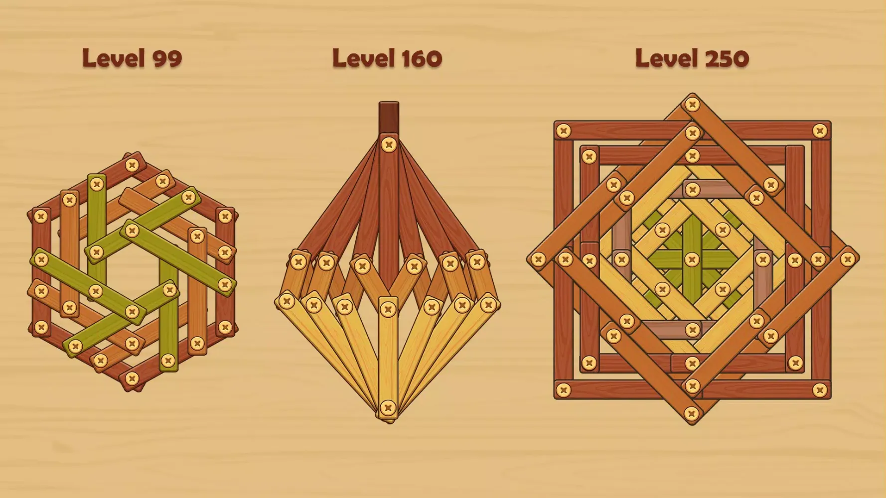 Capturas de pantalla de Wooden Nuts: Wood Nuts & Bolts