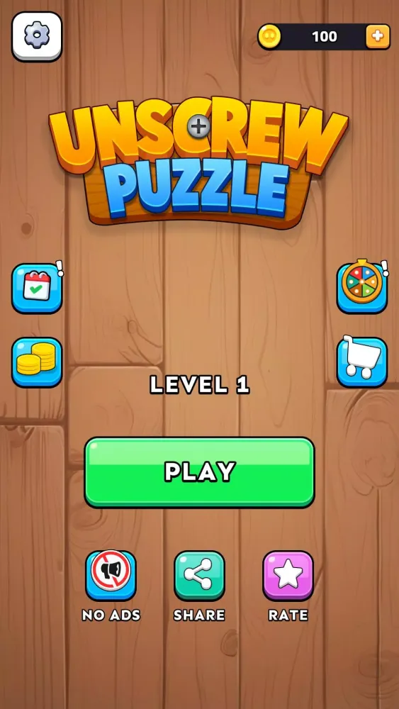 Wood Screw & Nuts Bolts Puzzle 스크린샷