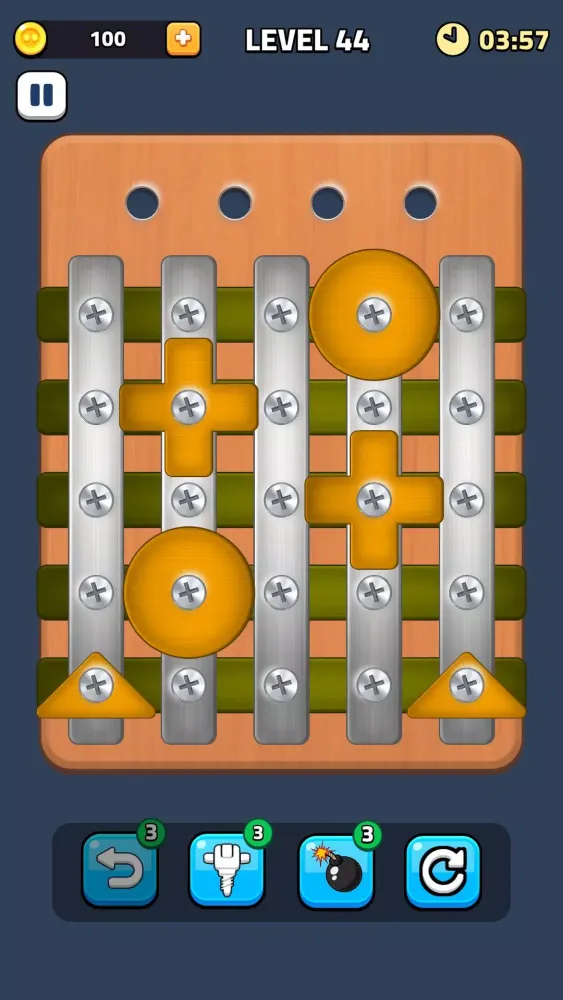 Wood Screw & Nuts Bolts Puzzle 스크린샷