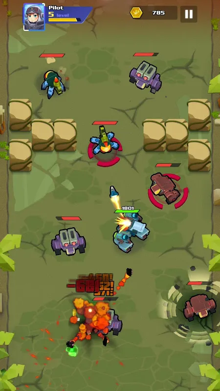 Ảnh chụp màn hình của Iron Wars Mech battles