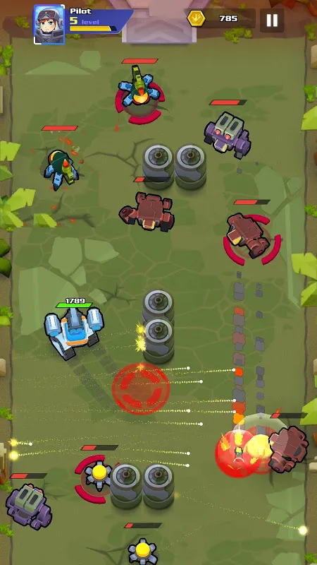 Ảnh chụp màn hình của Iron Wars Mech battles