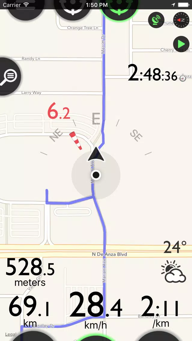iBike HUD Screenshots