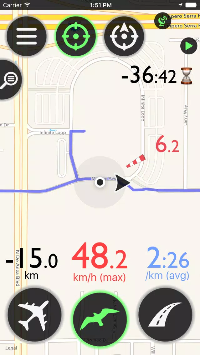iBike HUD Screenshots