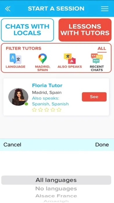 Capturas de tela do Woodle Up, Speak Languages