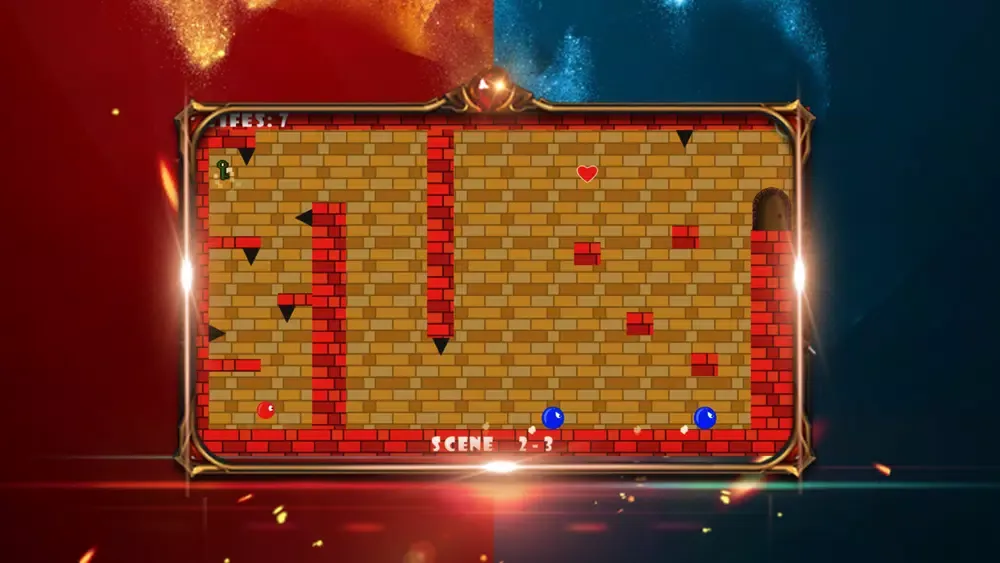 Screenshot di Red ball VS Blue ball
