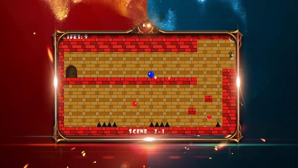 Screenshot di Red ball VS Blue ball