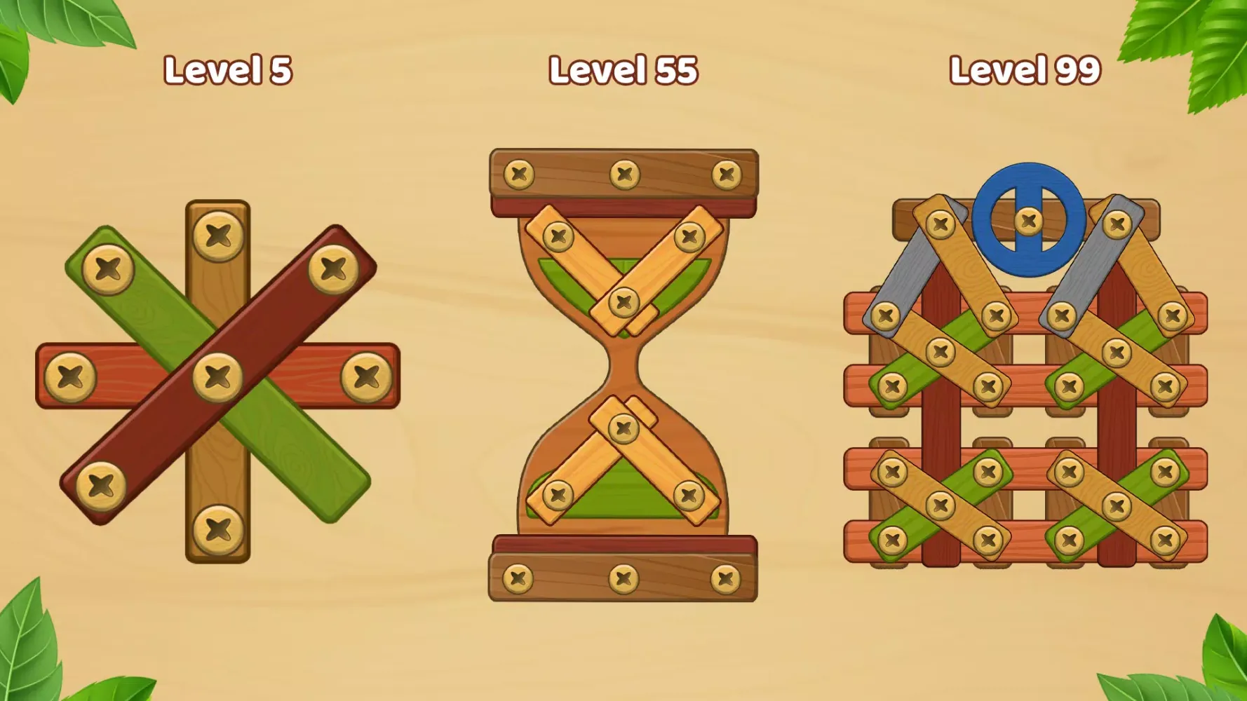 Wood Screw: Nuts And Bolts Screenshots